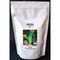 Насіння огірка бджолозапильного Паризький Корнішон, Україна, Marvel, дой-пак 0,5кг