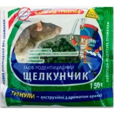 Родентицид Лускунчик гранула зелена, пакет 150г