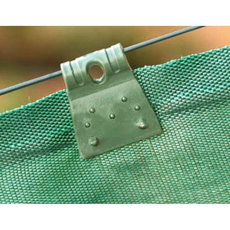 Кліпса для затіняючих сіток та тентів Agreen, полімерна, метелик, 20шт/уп (Комплектуючі до садових сіток)