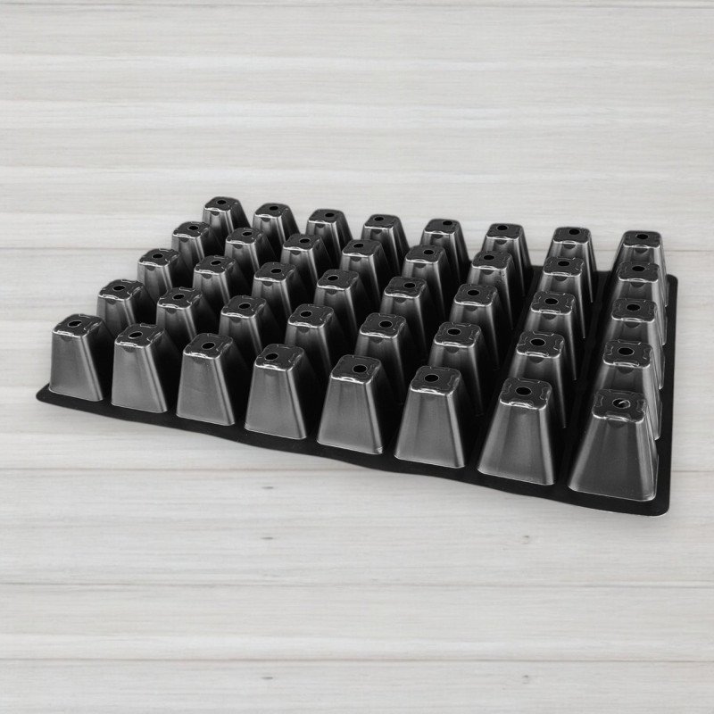 Касета для розсади, 40 комірок, 65 Х 65 Х 60 мм — 200 мл, розмір 600 Х 400 мм (Касети для розсади)