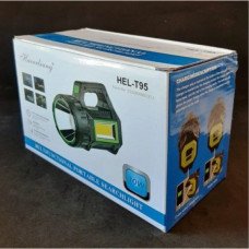 Ліхтар HEL-T95 кемпінговий акумуляторний із сонячною панеллю, 7 режимів (Ліхтарі)