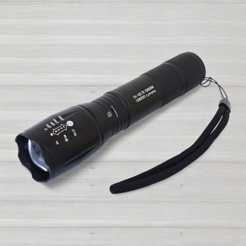 Ліхтар ручний FA-103 T6 акумуляторний, Zоом (Ліхтарі)