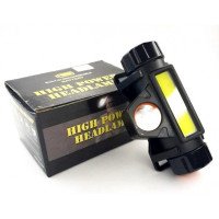 Ліхтар налобний BL 8101 COB XPE + магніт 14500 usb charge (Ліхтарі)