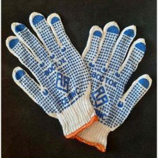 Рукавички бавовняні з нанесенням ПВХ-точки Восток