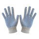 Рукавички бавовняні з нанесенням ПВХ-точки з двох сторін