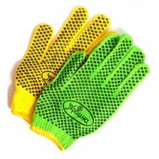 Рукавички бавовняні з нанесенням ПВХ-точки Україна