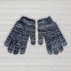 Рукавички в'язані без швів, сірі