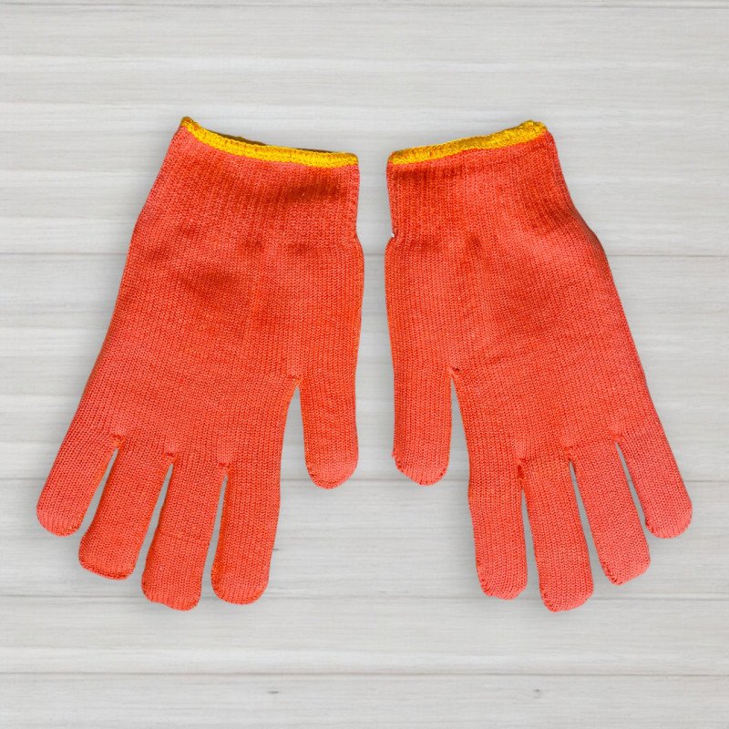 Рукавички трикотажні щільні з нанесенням ПВХ-точки Зірка