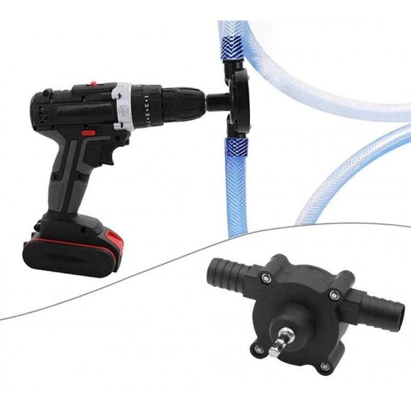 Насос на дриль — шурупокрут для перекачування рідини (Прилади для перекачування рідин)