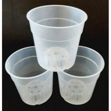 Горщик для орхідеї Teku, 11 Х 11 Х 8,5см, 0,74л (Горщики для розсади)