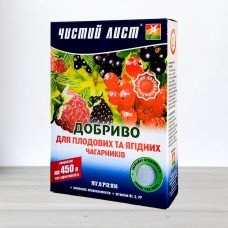 Добриво кристалічне Чистий Лист, 0,3кг, для плодових та ягідних чагарників (Добрива кристалічні Чистий Лист)