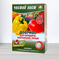 Добриво кристалічне Чистий Лист, 0,9кг, для томату, баклажану та перцю (Добрива кристалічні Чистий Лист)
