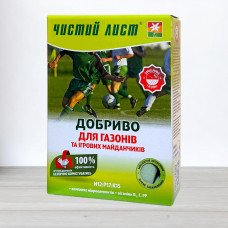 Добриво кристалічне Чистий Лист, 0,9кг, для газонів (Добрива кристалічні Чистий Лист)
