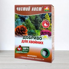 Добриво кристалічне Чистий Лист, 0,9кг, для хвойних (Добрива кристалічні Чистий Лист)