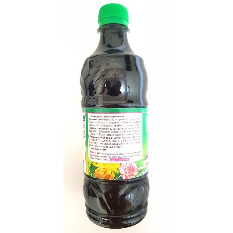 Добриво Рост Гумат для квітів, 0,5л (Добрива на основі гуматів)