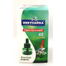 Рідина для фумігатора Некусайка для всієї родини, 45 ночей
