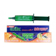 Інсектицид від тарганів та мурах Глобал, шприц-гель 40г (Засоби від мурах, тарганів, блох та клопів)