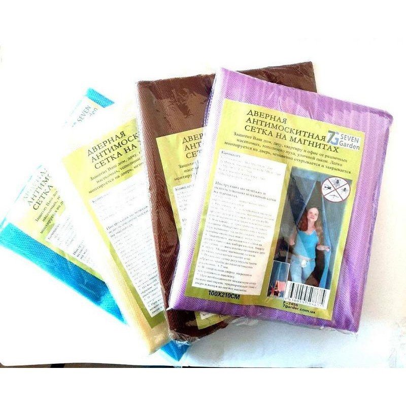 Сітка антимоскітна дверна на магнітах 100 Х 210см (Антимоскітні сітки)