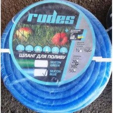 Шланг армовий ниткою Rudes Silicon blue — 3/4 — 21 мм, бухта 30 м (Шланги)