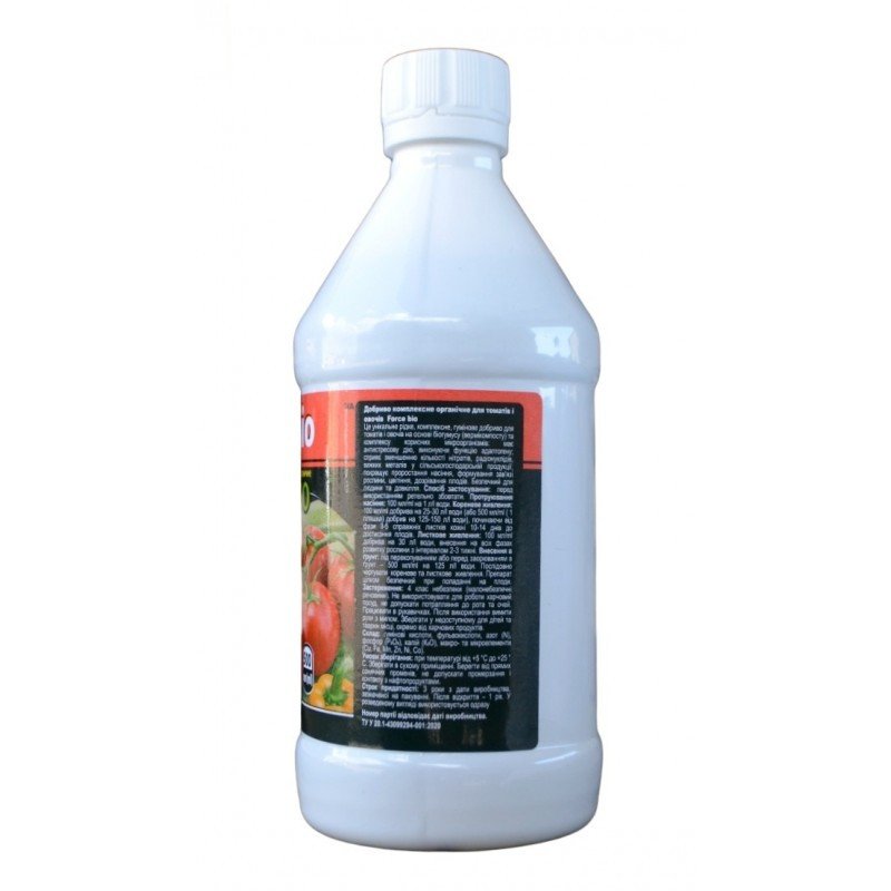 Добриво концентрат Force Bio для томатів і овочевих культур, 500мл (Добрива Force Bio)