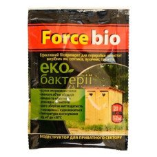 Біодеструктор для приватного сектору Force Вio, 20г (Засоби для вигрібних ям. туалетів та септиків)