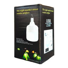 Лампа для кемпінгу акумуляторна, 30Вт з USB зарядкою та гачком