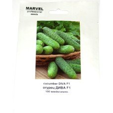 Насіння огірка бджолозапильного Діва F1, Німеччина, Marvel, 100 насінин