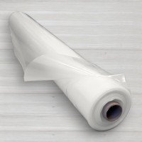 Плівка біла, щільність 120мкм, ширина 3м (рукав 1,5м), рулон 50м