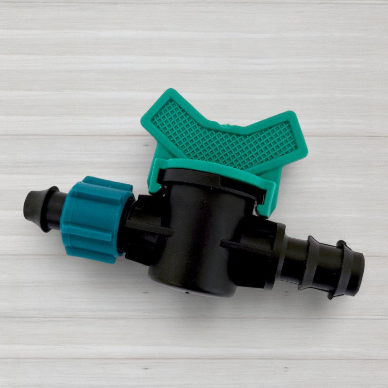 Кран стартовий для багаторічої крапельної трубки з підтиском