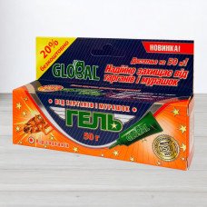 Гель від тарганів та мурах Global, 50г