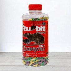 Гранули від щурів та мишей Rubit, банка 330г (Засоби від гризунів)