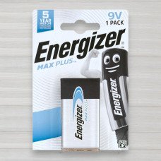 Батарейка лужна Energizer Max Plus alkaline крона 6LR61, 9V