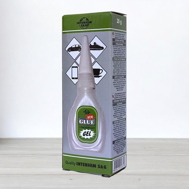 Супер клей Interhim Super Glue Gel, 20г