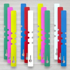 Садова етикетка-бірка для маркування рослин кольорова, 210мм, 28шт/уп