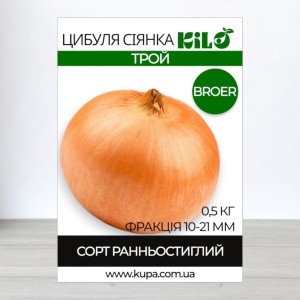 Цибуля сіянка Трой Broer, факція 10-21мм, 0,5кг
