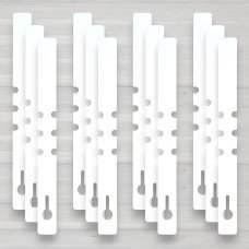 Садова етикетка-бірка для маркування рослин біла, 210мм, 20шт/уп