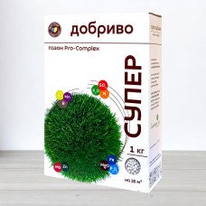 Добриво гранульоване Супер Добриво, 1кг, для газону Pro Complex
