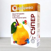 Добриво гранульоване Супер Добриво, 1кг, для фруктових дерев та ягідних кущів - осіннє