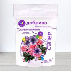 Добриво кристалічне Супер Добриво, 250г, для клумб