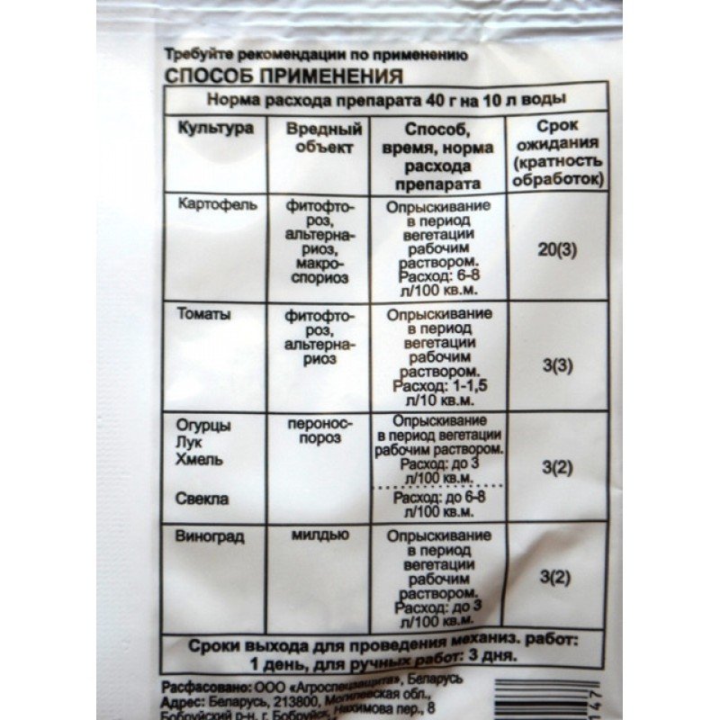 Фунгіцид Арцерид, 40г