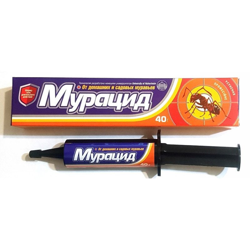 Інсектицид від мурах Мурацид, шприц-гель, 40г