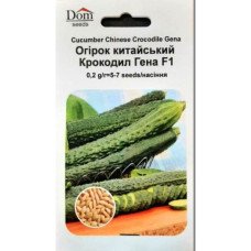 Насіння огірка партенокарпічного Крокодил Гена F1, Україна, Dom, 0,2г