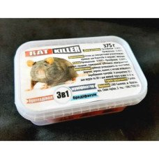 Родентицид Rat Killer, брикети від гризунів муміфікуучі, 375г