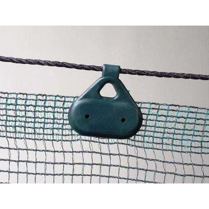 Кліпса для затіняючих сіток та тентів Agreen, полімерна, трикутна, 20шт/уп