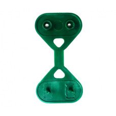 Кліпса для затіняючих сіток та тентів Agreen, полімерна, трикутна, 20шт/уп