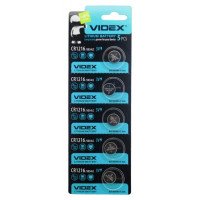 Батарейка літієва Videx таблетка CR1216, 3V, 5шт/уп