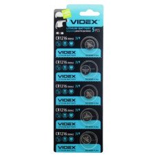 Батарейка літієва Videx таблетка CR1216, 3V, 5шт/уп