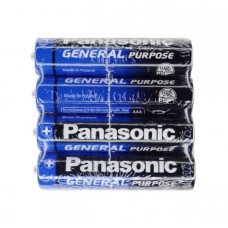 Батарейка сольова Panasonic R3, AAA, 1,5V, 4шт/уп