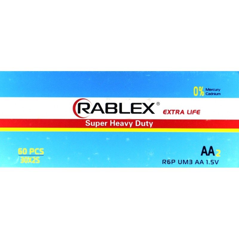 Батарейка сольова Rablex R6, AA, 1,5V, 4шт/уп