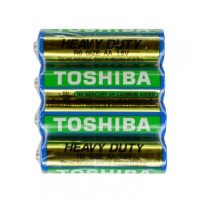 Батарейка сольова Toshiba R6, AA, 1,5V, 4шт/уп